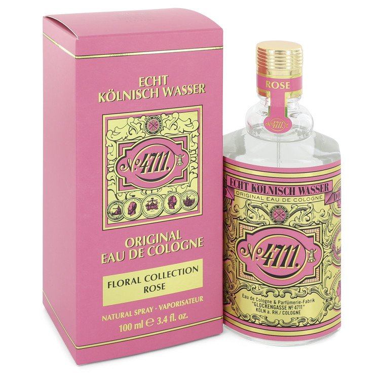 4711 4711 Floral Collection Rose Eau De Cologne Spray (Unisex) By 4711 [ייבוא מקביל]