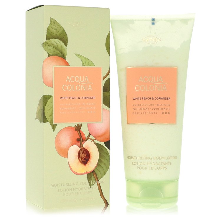 4711 4711 Acqua Colonia White Peach & Coriander Body Lotion By 4711 [ייבוא מקביל]