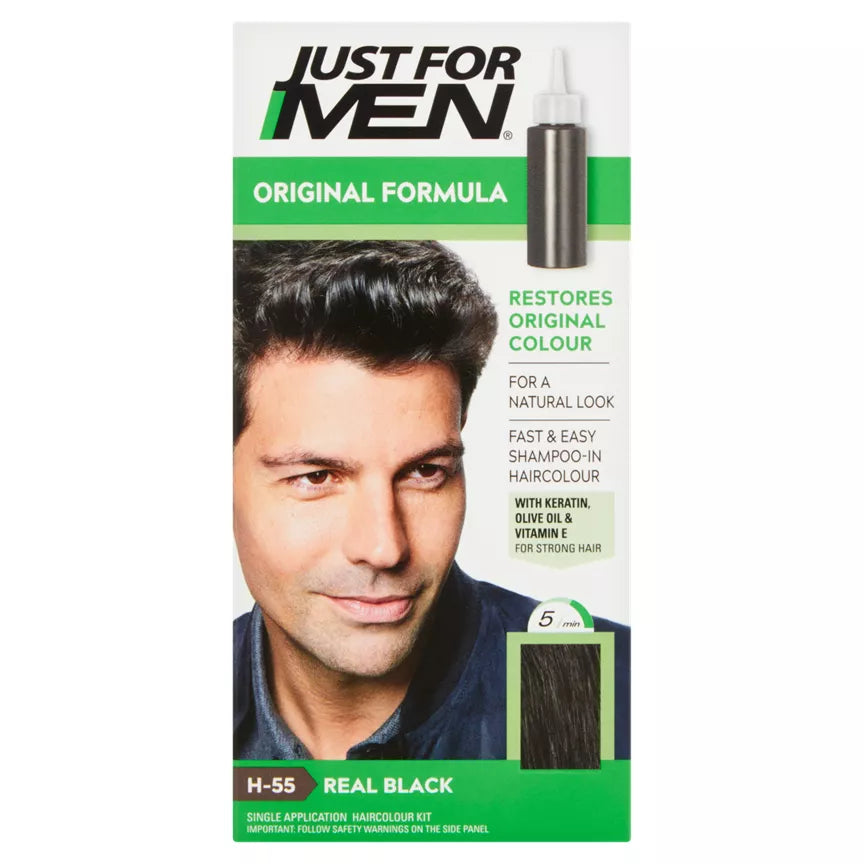 JUST FOR MEN hair color for men (new packaging, the exact same product)