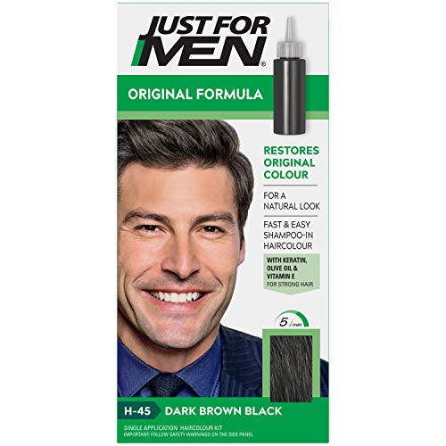 JUST FOR MEN hair color for men (new packaging, the exact same product)