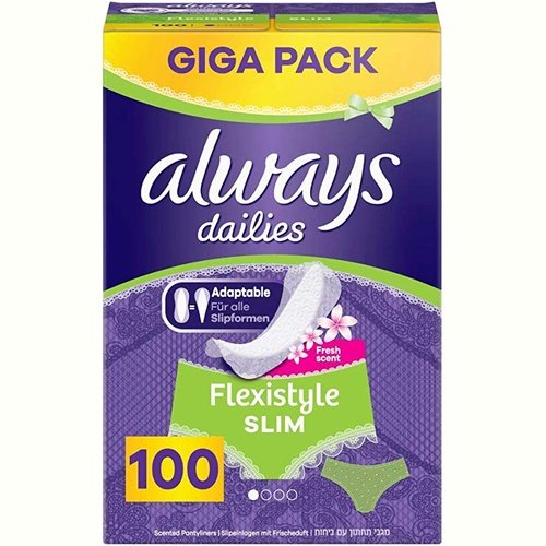 תחתוניות אלוויז עם ניחוח חבילת מגה 100 יחידות ALWAYS