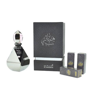 Al Haramain Hayati Perfume Oil 4Pcs 3Ml+3 Refillable 3Ml סט בושם אל חרמין יוניסקס