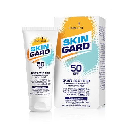 קרם הגנה לפנים SPF50 - הגנה מרבית לעור בהיר