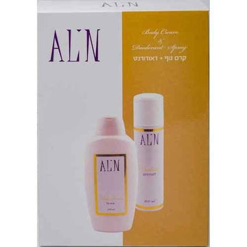 מארז טיפוח תואם אליאן אלין - קרם גוף 400 מל + דאודורנט"אלין קוסמטיקס ALIN.