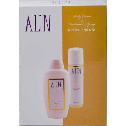 מארז טיפוח תואם אליאן אלין - קרם גוף 400 מל + דאודורנט"אלין קוסמטיקס ALIN.