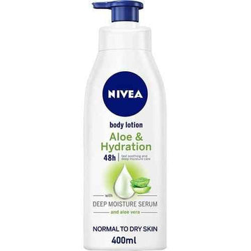 ניוואה NIVEA  קרם גוף לעור יבש, מעושר באלוורה.