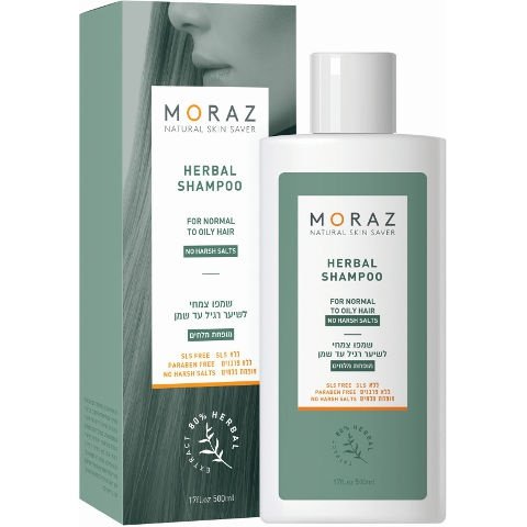 MORAZ herbal shampoo for normal to oily hair 500ml