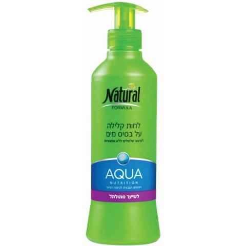 ‫נטורל פורמולה - לחות קלילה על בסיס מים לשיער מתולתל | NATURAL FORMULA.
