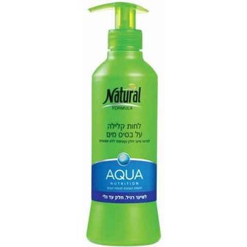‫נטורל פורמולה - לחות קלילה על בסיס מים לשיער רגיל חלק עד גלי | NATURAL FORMULA.