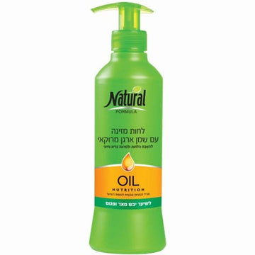 נטורל פורמולה - שמן ארגן לשיער יבש 400 מ"ל