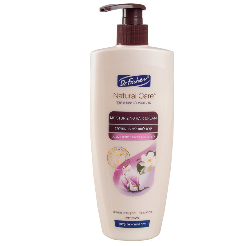 נטורל קר קרם לחות לשיער מתולתל ד"ר פישר dr-fischer 400 מ"ל