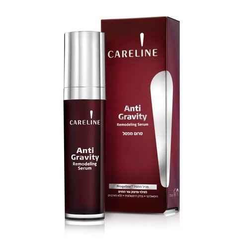 Anti Gravity - סדרת טיפוח למילוי ומיצוק עור הפנים ועיצוב קו הלסת / Anti Gravity סרום מפסל Careline קרליין.