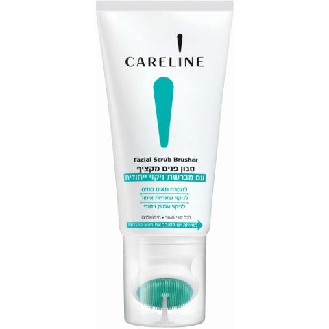 Foaming facial soap with a cleansing brush / for all skin types careline