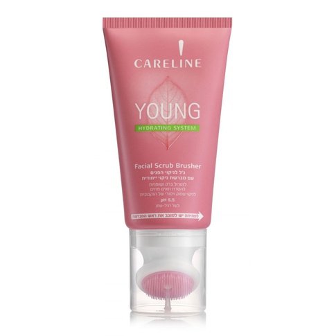 Young facial cleansing gel with careline cleaning brush