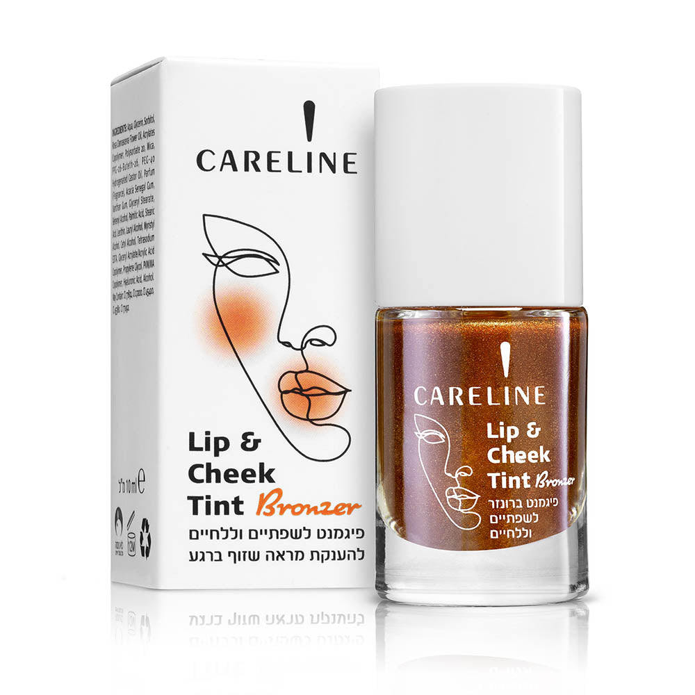 Lip & Cheek Tint פיגמנט לשפתיים וללחיים קרליין Carline