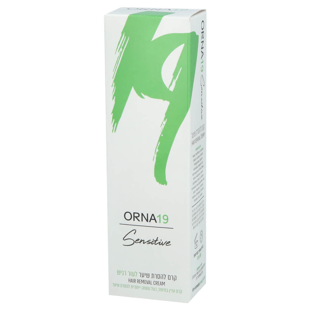 קרם להסרת שיער לעור רגיש אורנה 19 80 גרם