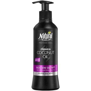‫נטורל פורמולה - לחות עם שמן קוקוס | NATURAL FORMULA.