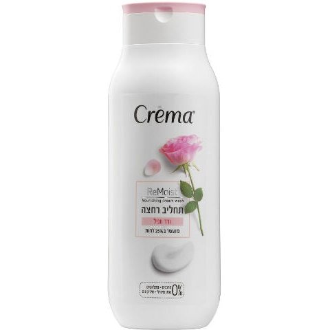 ‫קרמה - תחליב רחצה ורד ווניל CREMA
