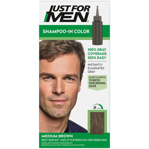 JUST FOR MEN hair color for men (new packaging, the exact same product)