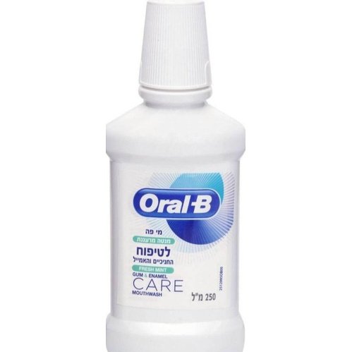 אורל בי חניכיים ואמייל מי פה מנטה מרעננת 250מ"ל