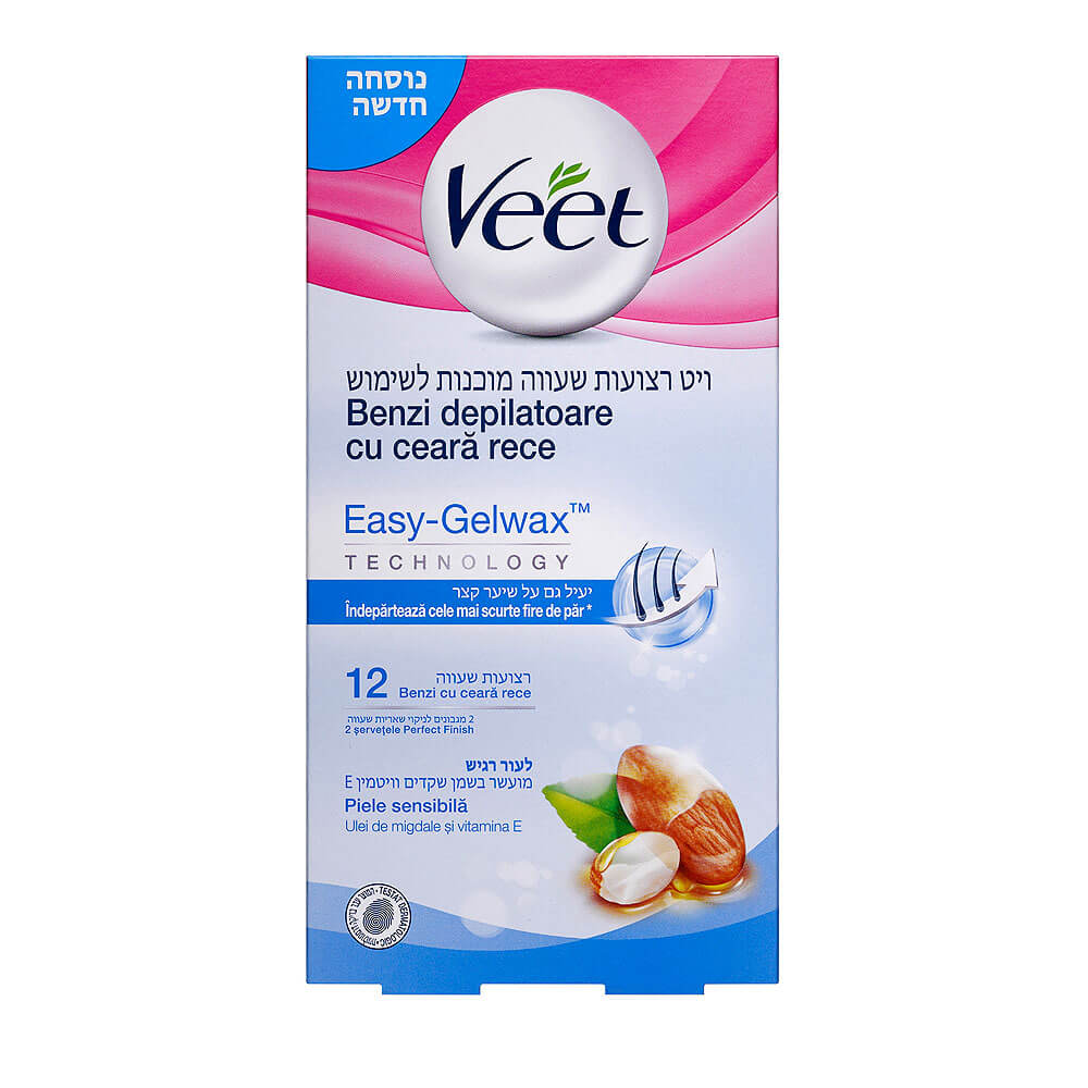 VEET ready-to-use bikini line and underarm wax strips