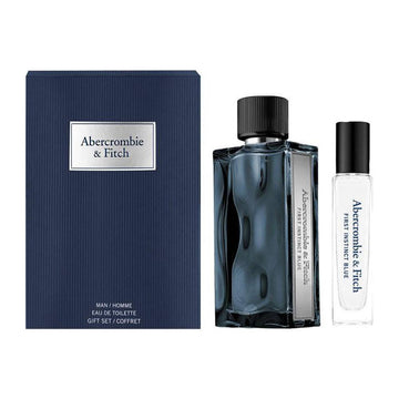 Abercrombie & Fitch First Instinct Blue Edt 100Ml+ 15Ml סט בושם אברקרומבי לגבר