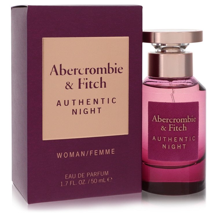 אברקרומבי ופיץ' Abercrombie & Fitch Authentic Night Eau De Parfum Spray By Abercrombie & Fitch [ייבוא מקביל]