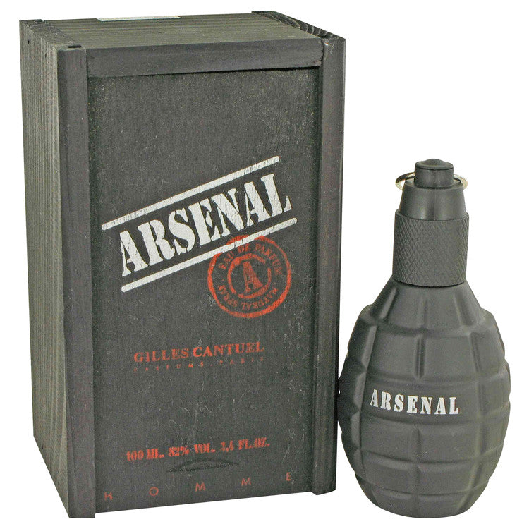 ז'יל קנטואל Arsenal Black Eau De Parfum Spray By Gilles Cantuel [ייבוא מקביל]