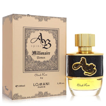 לומאני Ab Spirit Millionaire Black Rose Eau De Parfum Spray By Lomani [ייבוא מקביל]