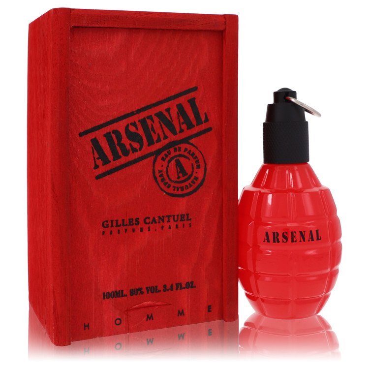 ז'יל קנטואל Arsenal Red Eau De Parfum Spray (New) By Gilles Cantuel [ייבוא מקביל]