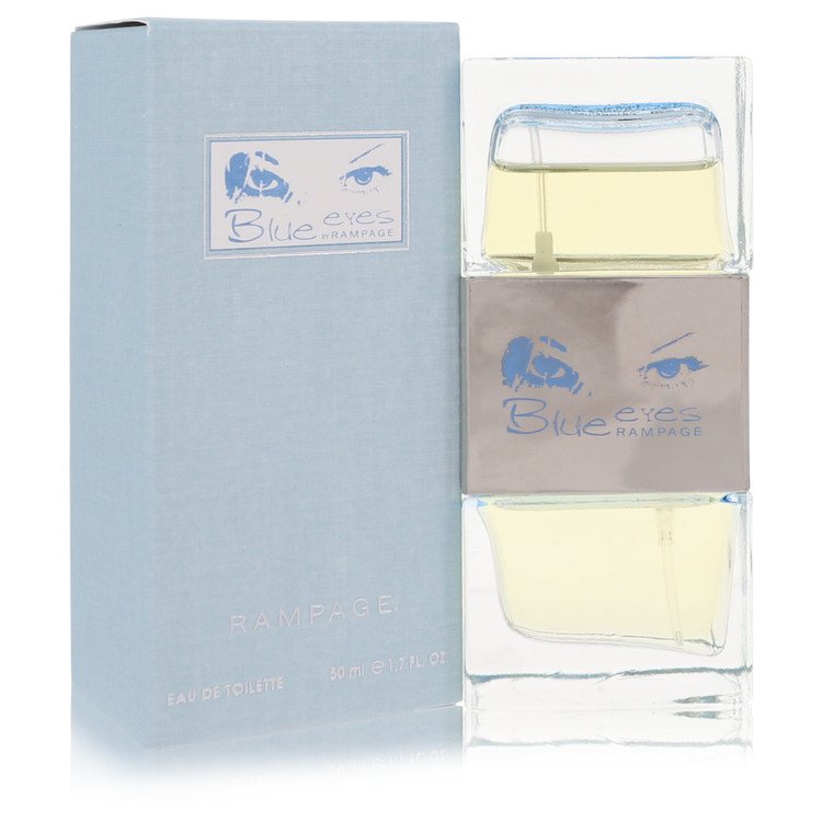 הִשׁתוֹלְלוּת Blue Eyes Eau De Toilette Spray By Rampage [ייבוא מקביל]