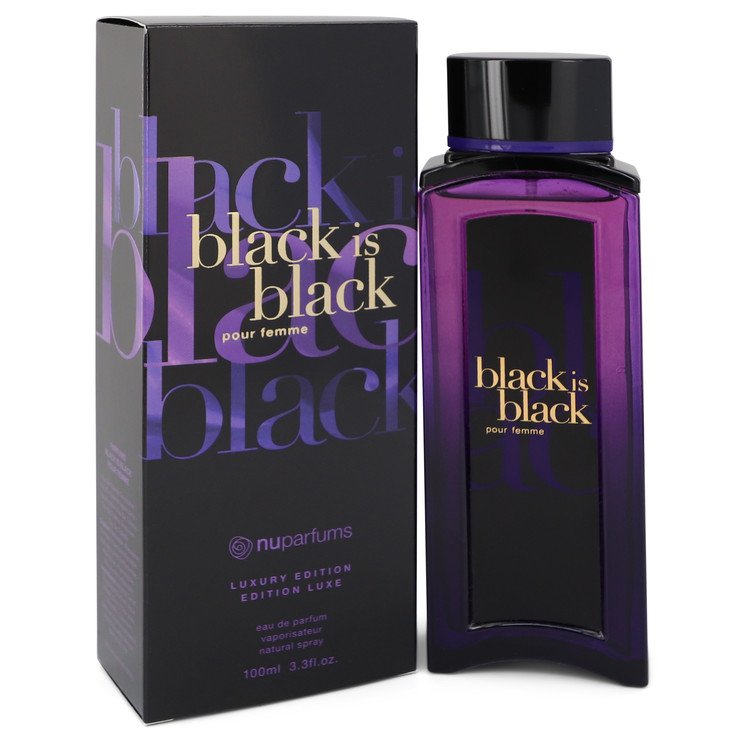 Nu Parfums Black Is Black Eau De Parfum Spray By Nu Parfums [ייבוא מקביל]