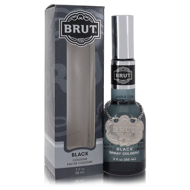פברז'ה Brut Black Cologne Spray By Faberge [ייבוא מקביל]