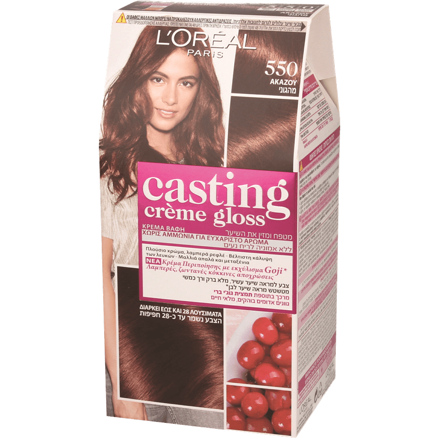 Casting color cream tone on tone without ammonia Casting Laurel Paris 