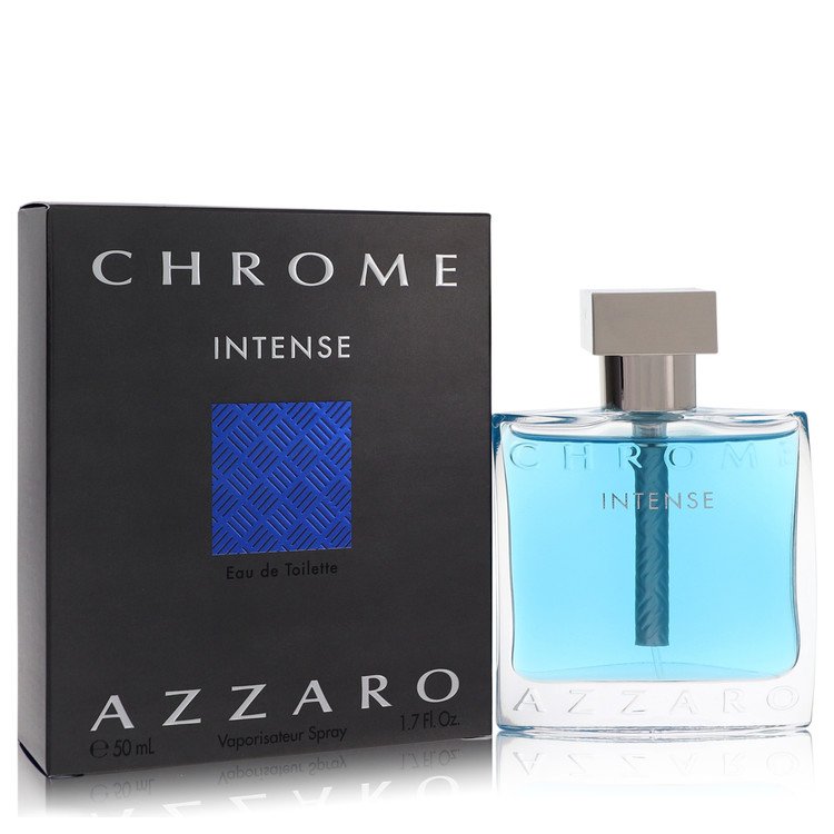 אזארו Chrome Intense Eau De Toilette Spray By Azzaro [ייבוא מקביל]