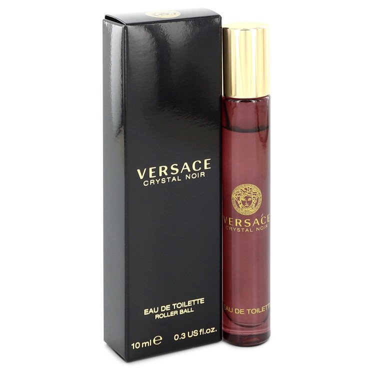 ורסצ'ה Crystal Noir Mini EDT Roller Ball Pen By Versace [ייבוא מקביל]