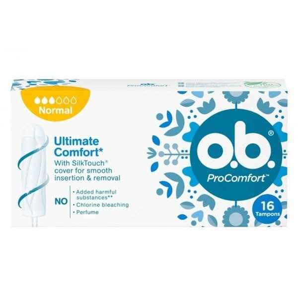 טמפונים או.בה נורמל פרו קומפורט 16 יחד OB.