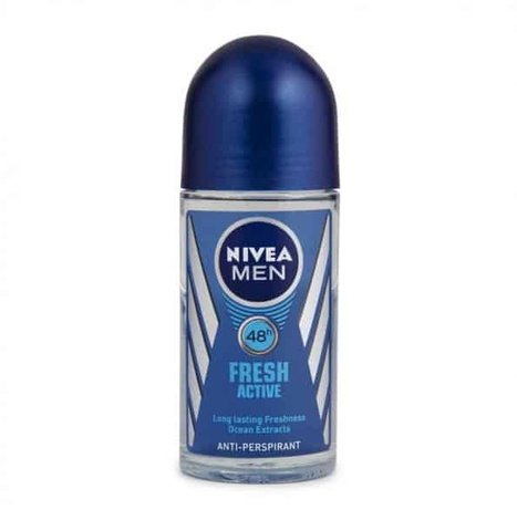 ניוואה NIVEA - דאודורנט רול און פרש אקטיב לגבר | קוסמטיקס | 50 מ"ל