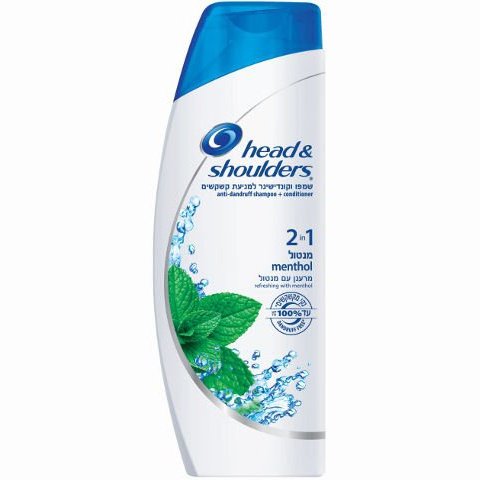 הד&שולדרס - שמפו וקונדישנר 2ב1 למניעת קשקשים מנטול |