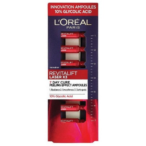 אמפולות לאפקט פילינג רויטליפט לייזר X3 L'Oréal Paris | לוריאל פריס