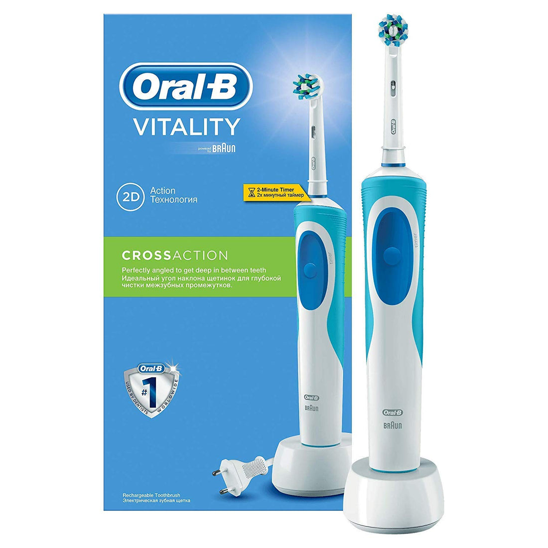 מברשת שיניים חשמלית אורל בי Oral-B VITALITY cross action