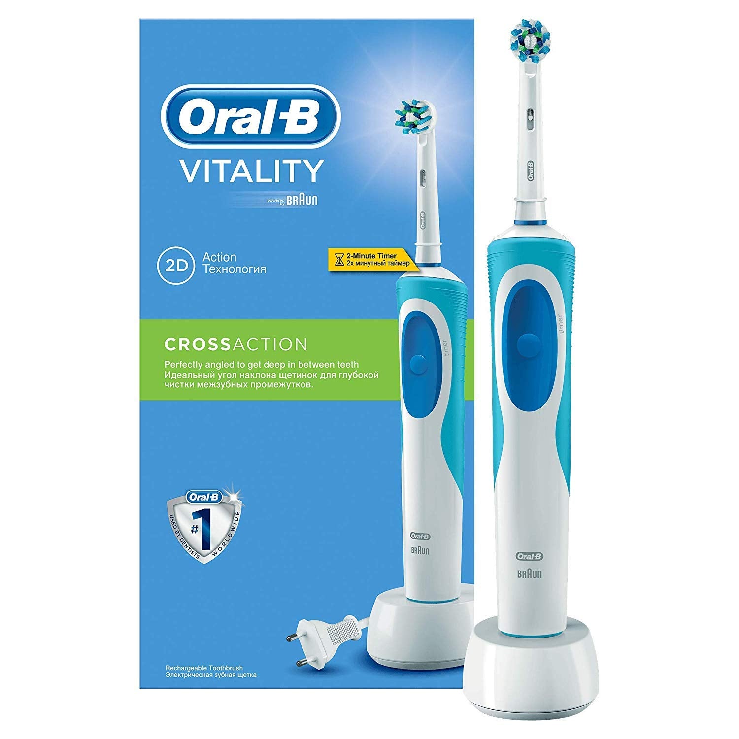 מברשת שיניים חשמלית אורל בי Oral-B VITALITY cross action