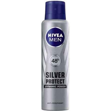 ניוואה דאודורנט ספריי "סילבר פרוטקט" לגבר NIVEA SILVER PROTECT 150מ"ל.
