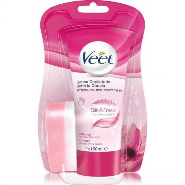 ויט קרם להסרת שיער בזמן מקלחת - Veet PURE