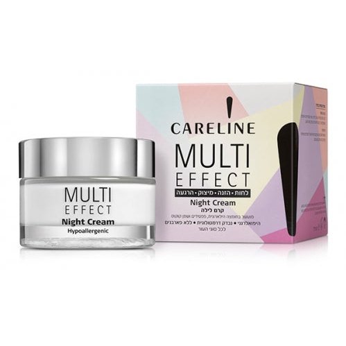 MULTI EFFECT - מועשרת בחומצה היאלורונית / MULTI EFFECT קרם לילה Careline קרליין