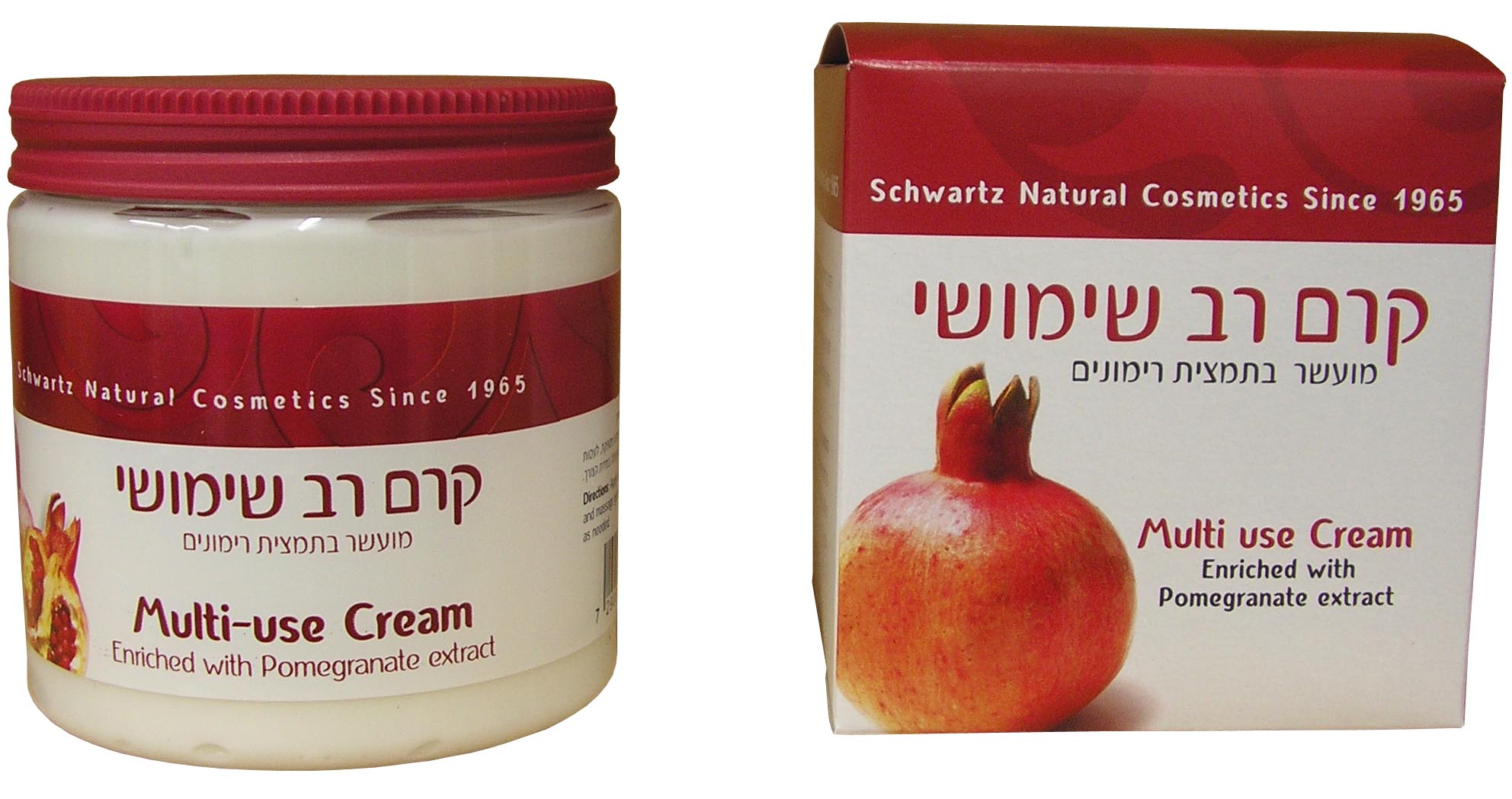 תמצית רימונים - קרם רב שימושי שוורץ 500 מ״ל