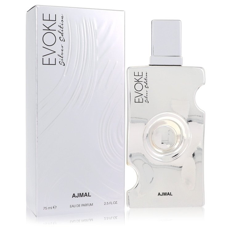 עג'מל Evoke Silver Edition Eau De Parfum Spray By Ajmal [ייבוא מקביל]