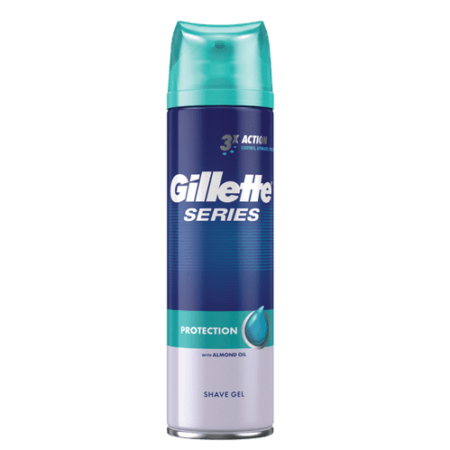 ג'ילט ג'ל גילוח לעור רגיל 200 מ"ל Gillette.