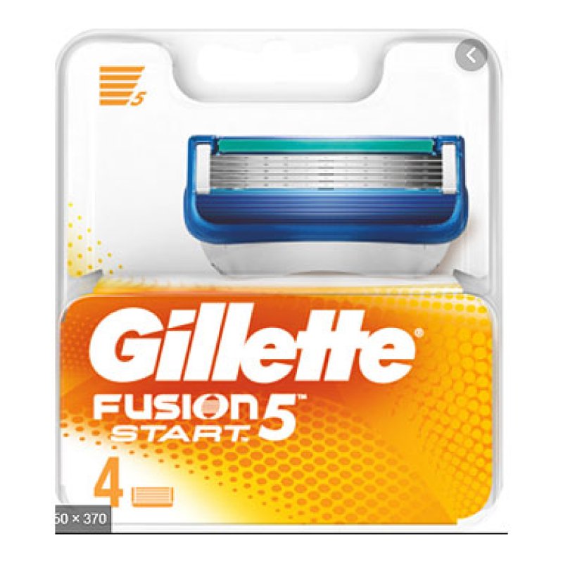 Gillette פיוז'ן סכיני גילוח 5 להבים מארז רביעיה