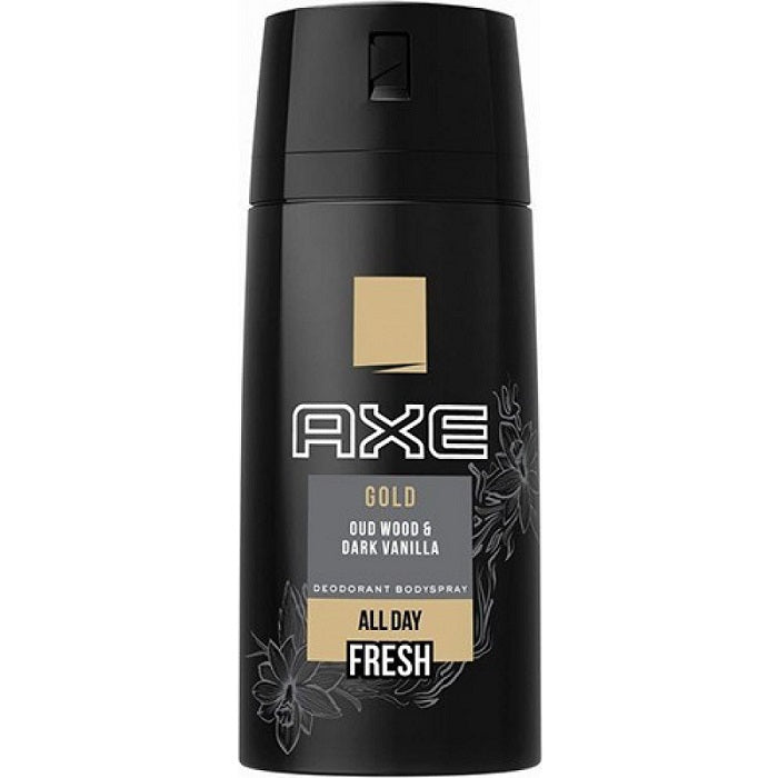 AX Gold body spray deodorant